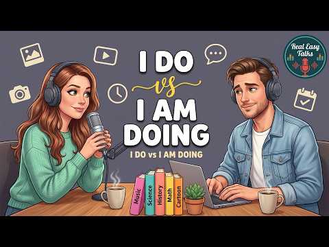How to Use "I Do vs I Am Doing" in Everyday English | Daily English Conversations | English Podcast
