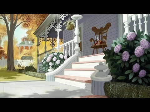 grandma's cozy house with 1940's oldies playing in another room (vintage morning, nostalgic ASMR)