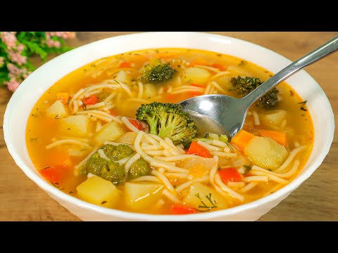 Diese Gemüsesuppe mit Brokkoli ist so lecker, dass ich sie jeden Tag mache! 🔝 4 Broccoli Suppen.