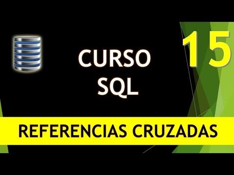 SQL Course. Cross-references. Video 15