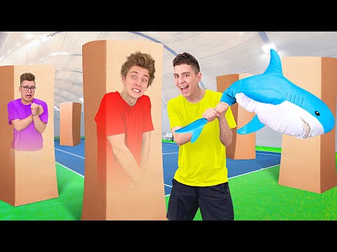 EXTREME HIDE AND SEEK BOXES CHALLENGE ! _ Part 2