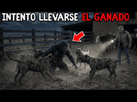 Perros de Presa Canario Destrozaron Al Hombre Lobo Que Intentó Llevarse El Ganado Del Anciano