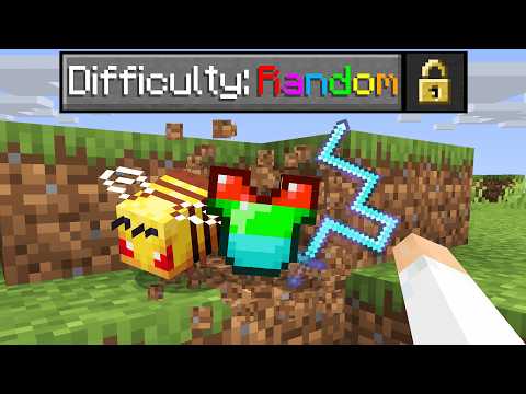 Minecraft, But It's On Random Difficulty