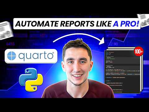 Generate 100s of custom reports in minutes with Python & Quarto! (Parameterized report automation)