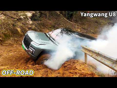 The most powerful electric SUV, the Yangwang U8 4x4 off-road, Lexus 570 vs. Mercedes-Benz G!#offroad