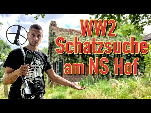 WW2 SCHATZSUCHE am N*zi Hof!! (Spurensuche mit Metalldetektor)