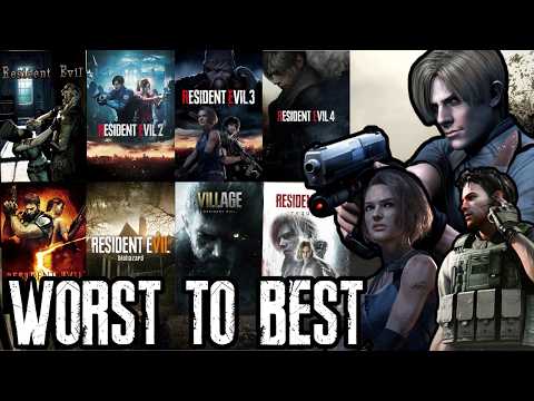 Ranking ALL 30 Resident Evil Games WORST TO BEST