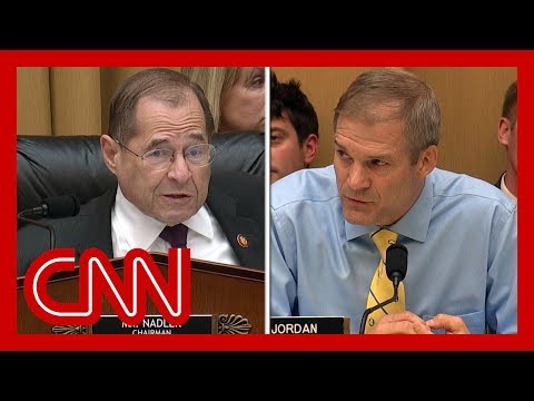 Jim Jordan shut down during hearing: "I'm speaking" (2019)