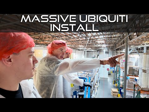 Installing 96 G6 Cameras, 8 Access Control Readers, 20 E7 Campus AP's at a 40 Year Old Factory