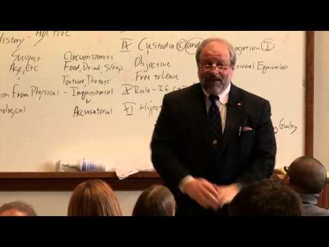 Mock Law Class - Prof. J. Dean Carro - March 2014