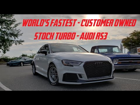 WORLD'S FASTEST - CUSTOMER OWNED - STOCK TURBO AUDI RS3!!!!!!