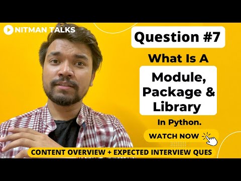 What Is The Difference Between Module, Package & Library In Python? | Python Interview Ques - 7
