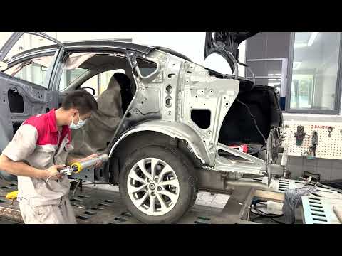 Reviving a Left-Side Damaged Nissan Sylphy: Restoration Journey!