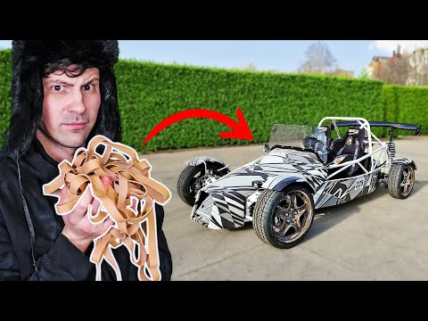 How many rubber bands does it take to power a car?