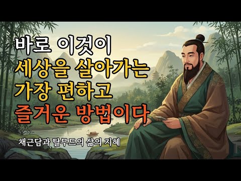 반드시 들어야 할 지혜의 서, 채근담, 탈무드 명언 모음 | 바로 이것이 세상을 살아가는 가장 편하고 즐거운 방법이다 | 삶의 지혜
