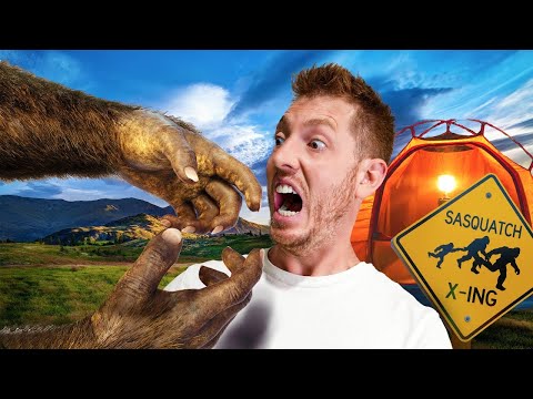 OVERNIGHT SURVIVAL CHALLENGE *HUNTING BIGFOOT*