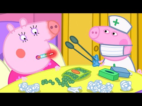 Mummy Pig is SICK!😷 | Peppa&George: Catch a Cold🌡️| Sick House Day| Full Episodes |Tales |20 Minutes