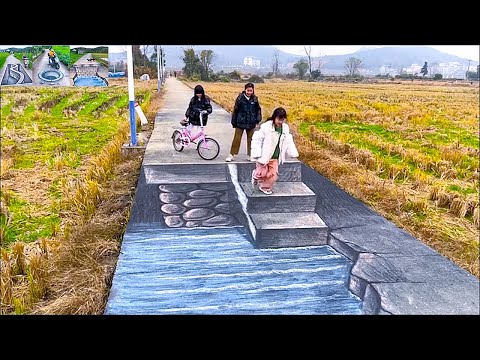 Drawing 3D Like A Realastic Street Art So Amazing