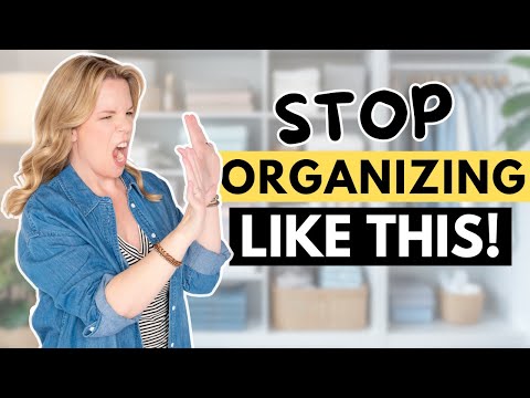 The SECRET to a Clean & Tidy Home is Organizing LESS!