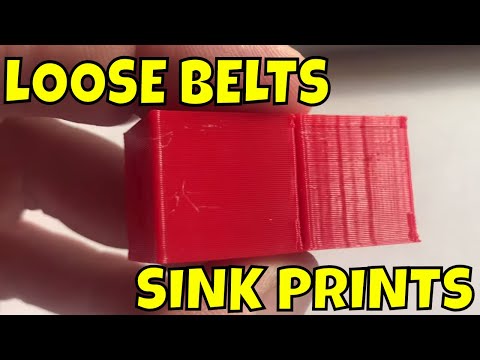 3D Printer Belt Tension Effects on Creality Ender 3