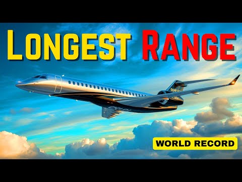 The TOP 10 Longest Range Private Jets Revealed