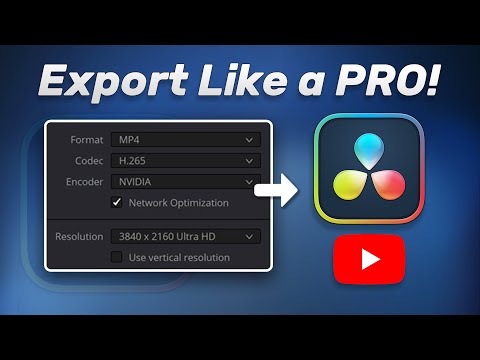 Best Export Settings for Davinci Resolve for YouTube | 2025