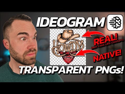 No AI Did This Before… Ideogram Transparent PNGs Are LIVE!
