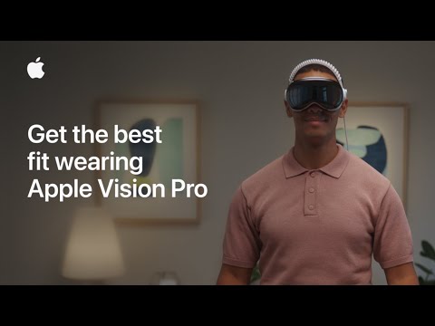 How to get the best fit wearing Apple Vision Pro | Apple Support