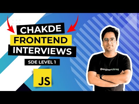 Mock interview for SDE 1 in Product based company | javascript | EP - 18