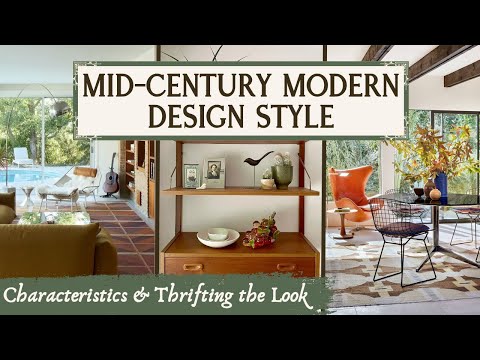 MID-CENTURY MODERN INTERIORS | Budget-friendly design | Thrift MCM