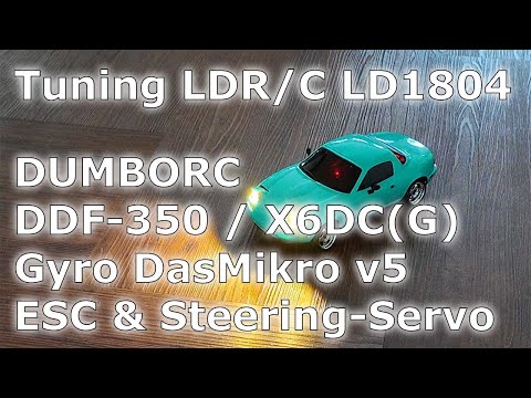 RC Cars - Mazda Miata Umbau ELO auf DUMBORC DDF 350, X6DCG und DasMikro v5