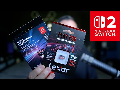 Testing Lexar & Sandisk MicroSD Express Cards - Nintendo Switch 2 Surprise Findings