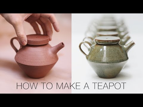 How to Make a Ceramic Teapot, from Beginning to End.