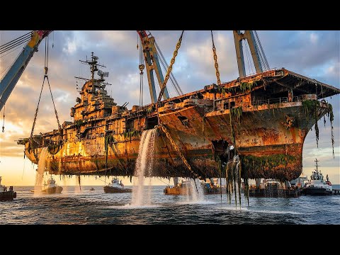 USS YORKTOWN CV-5 1937 WORTH US$3000 MILLION LOST FOR DECADES [HISTORIC RESTORATION]