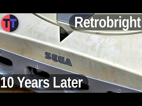 Retrobright Damages Plastics - 10 Year Test