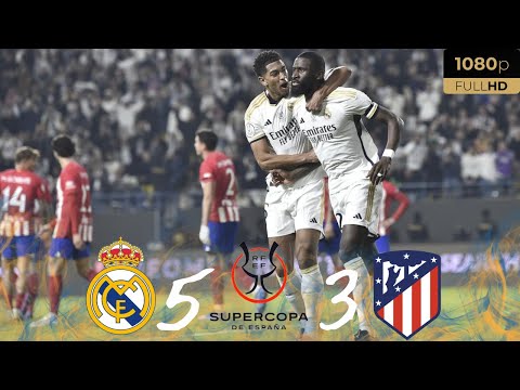 The Battle of Madrid: A Super Cup Semi-Final for the Ages | Real 5-3 Atletico | Full Highlights