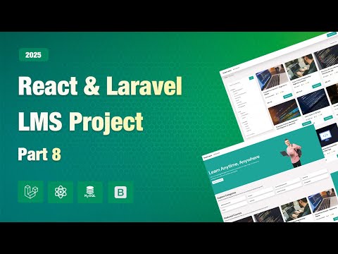 Laravel & React LMS Project - Part 8 | Course Details Page | PHP Tech Life Hindi 2025