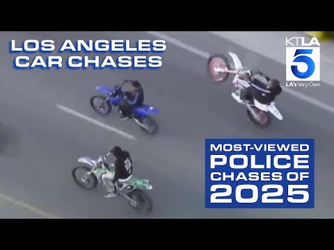 Most-viewed police pursuits of 2025 | Los Angeles Car Chases