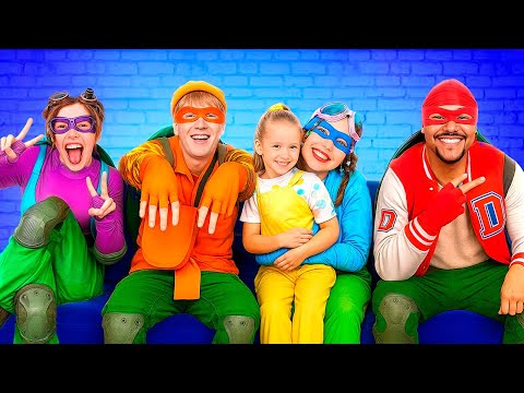 Become a Teenage Mutant Ninja Turtle! Real Life Challenge!