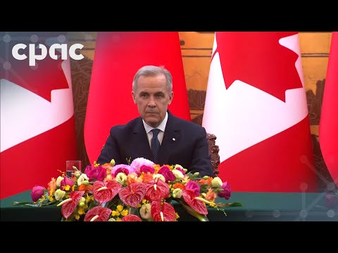 Prime Minister Mark Carney attends signing ceremony in Beijing, China – January 15, 2026