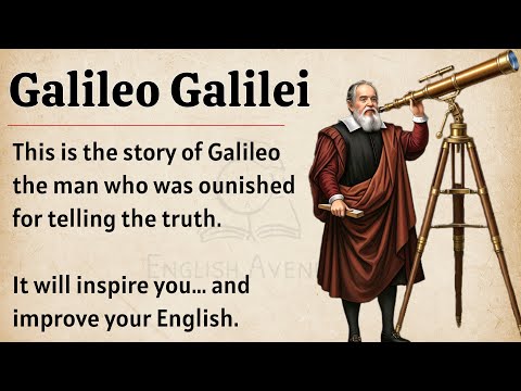 The Full Story of Galileo Galilei || Learn English Through Biography Level 3π₯|| Improve Your English