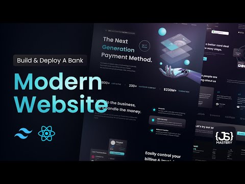 Build and Deploy a Fully Responsive Website with Modern UI/UX in React JS with Tailwind