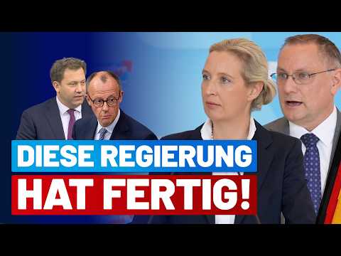 This government is finished! Press release from Alice Weidel & Tino Chrupalla - AfD parliamentary...