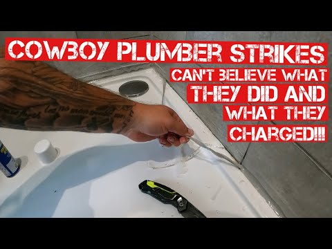 RIPPED OFF BY A PLUMBER!!… This is THE worst bodge I’ve ever seen!!