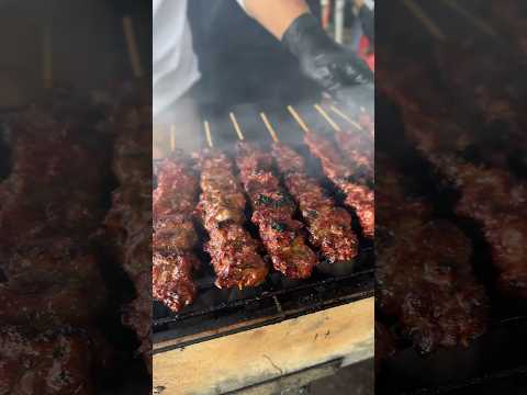 Best Cambodian beef sticks #streetfood #beef #khmerfood