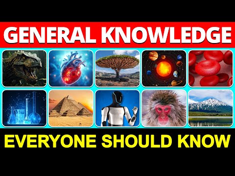 General Knowledge Trivia Quiz! 🎯 | 100 Questions EVERYONE Should Know! #3