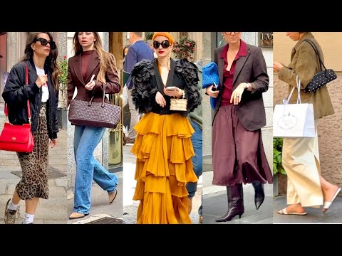 ☀️2025 APRIL STREET FASHION & MILAN DESIGN WEEK 🇮🇹 STYLISH PEOPLE ON STREETSTYLE #vanityfair