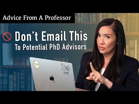Top Mistakes to Avoid When Emailing Potential PhD Advisors