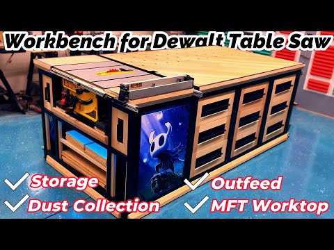 Ultimate WORKBENCH for DEWALT 7491 with tons of storage & features
