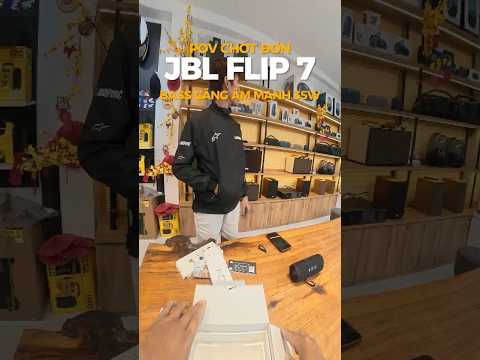 POV: Khách Cần Loa "Bỏ Túi" Mà Bass Phải Căng? Chốt Liền JBL Flip 7 Mới Keng! 🎒🔊 #Shorts